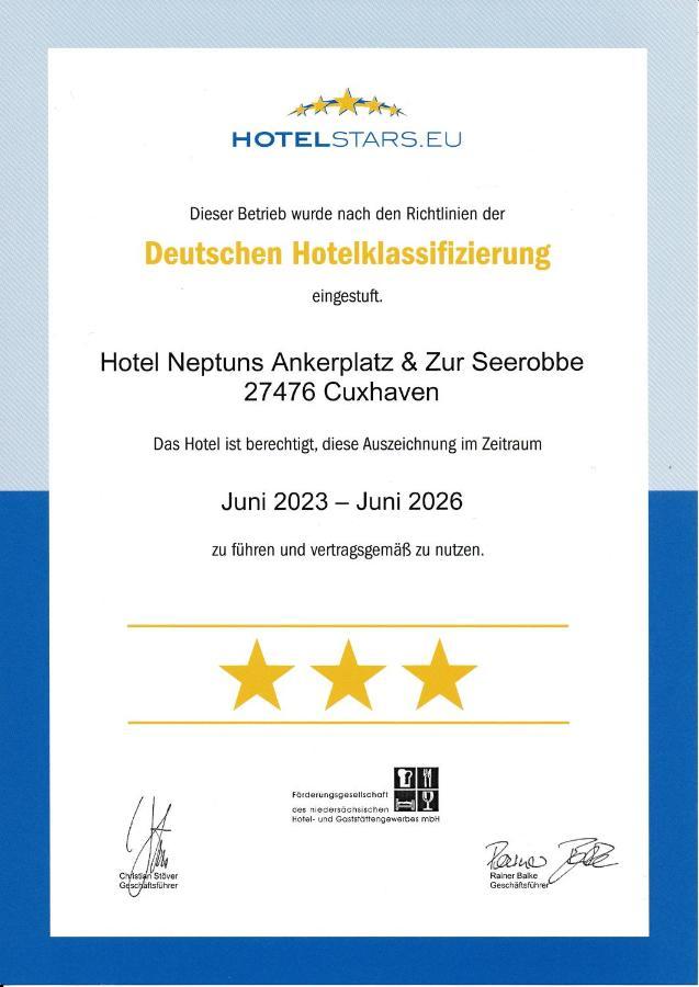 Hotel Zur Seerobbe Cuxhaven Ngoại thất bức ảnh